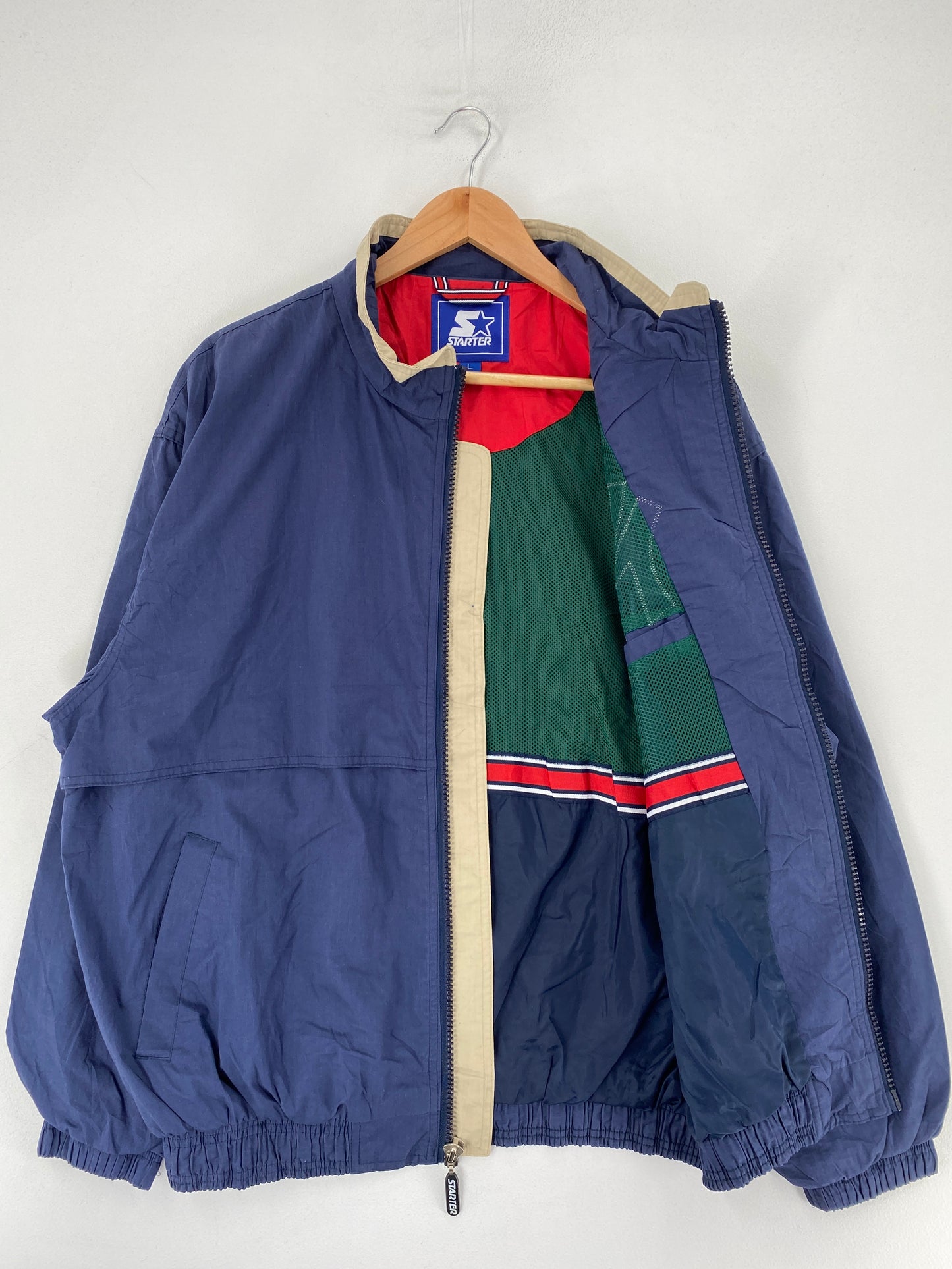 90’s STARTER x NEW YORK YANKEES Size XL MLB Nylon Jacket / F8997N