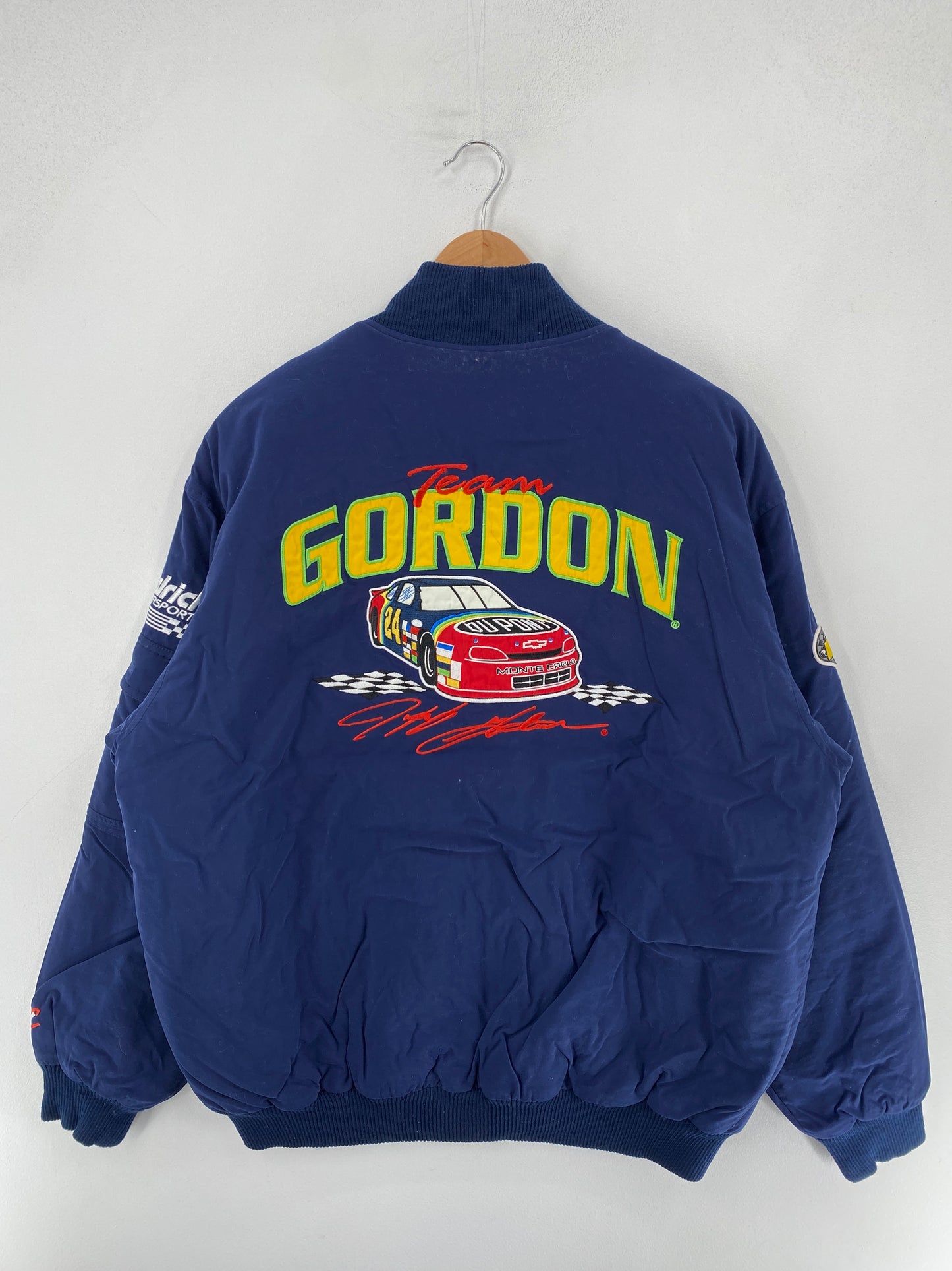 Vintage JEFF GORDON Size L Racing Nylon Jacket / F3798N