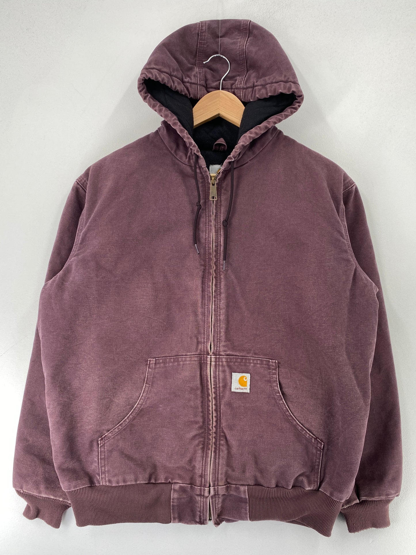 Vintage CARHARTT Size L Duck Hoodie Jacket / G61J