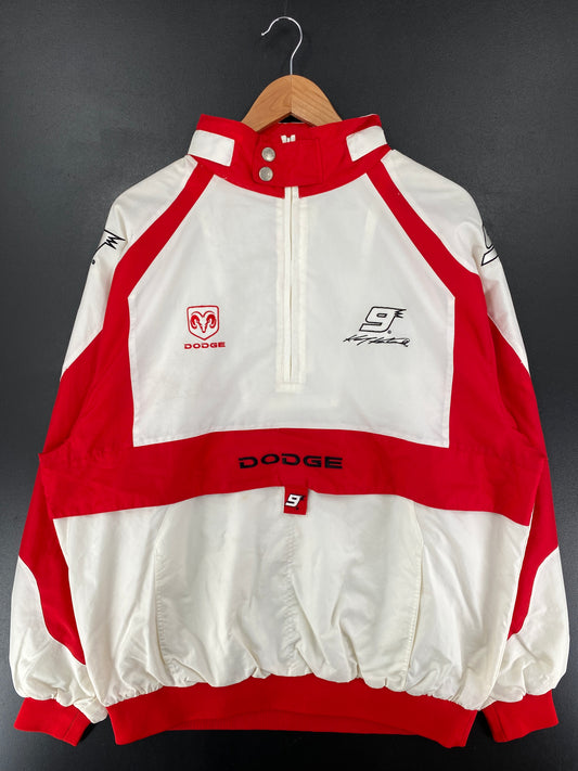 Vintage DODGE Size XL Nylon Racing Jacket / F9754N