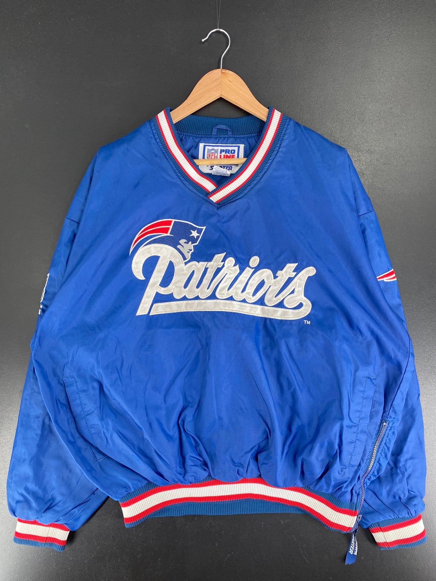 90’s STARTER x NEW ENGLAND PATRIOTS Size XL NFL Nylon Jacket / F9282N