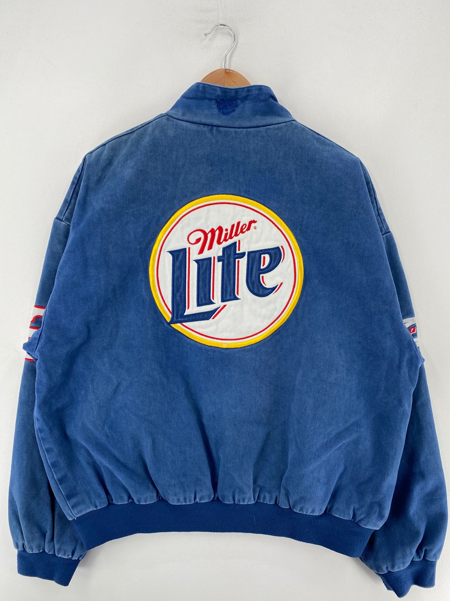 Vintage MILLER LITE Size L Racing Jacket / F8870N