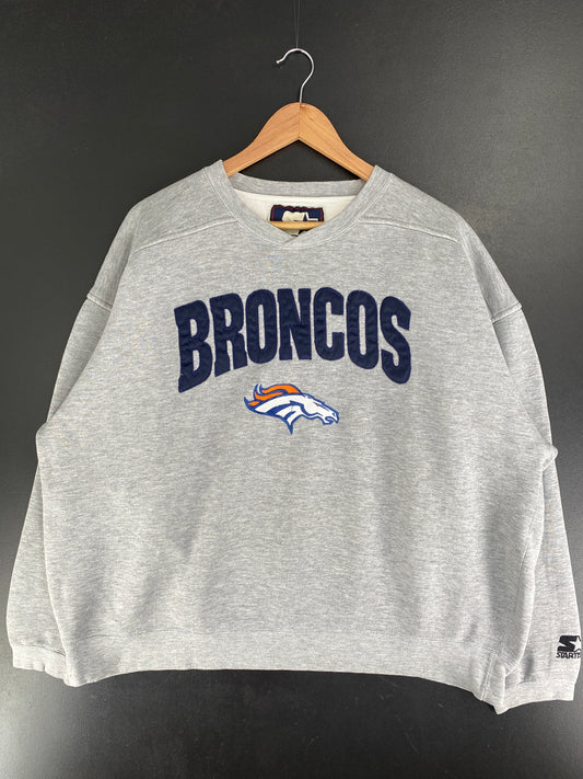 90’s STARTER x DENVER BRONCOS Size XL NFL Sweat-shirt / F8986S