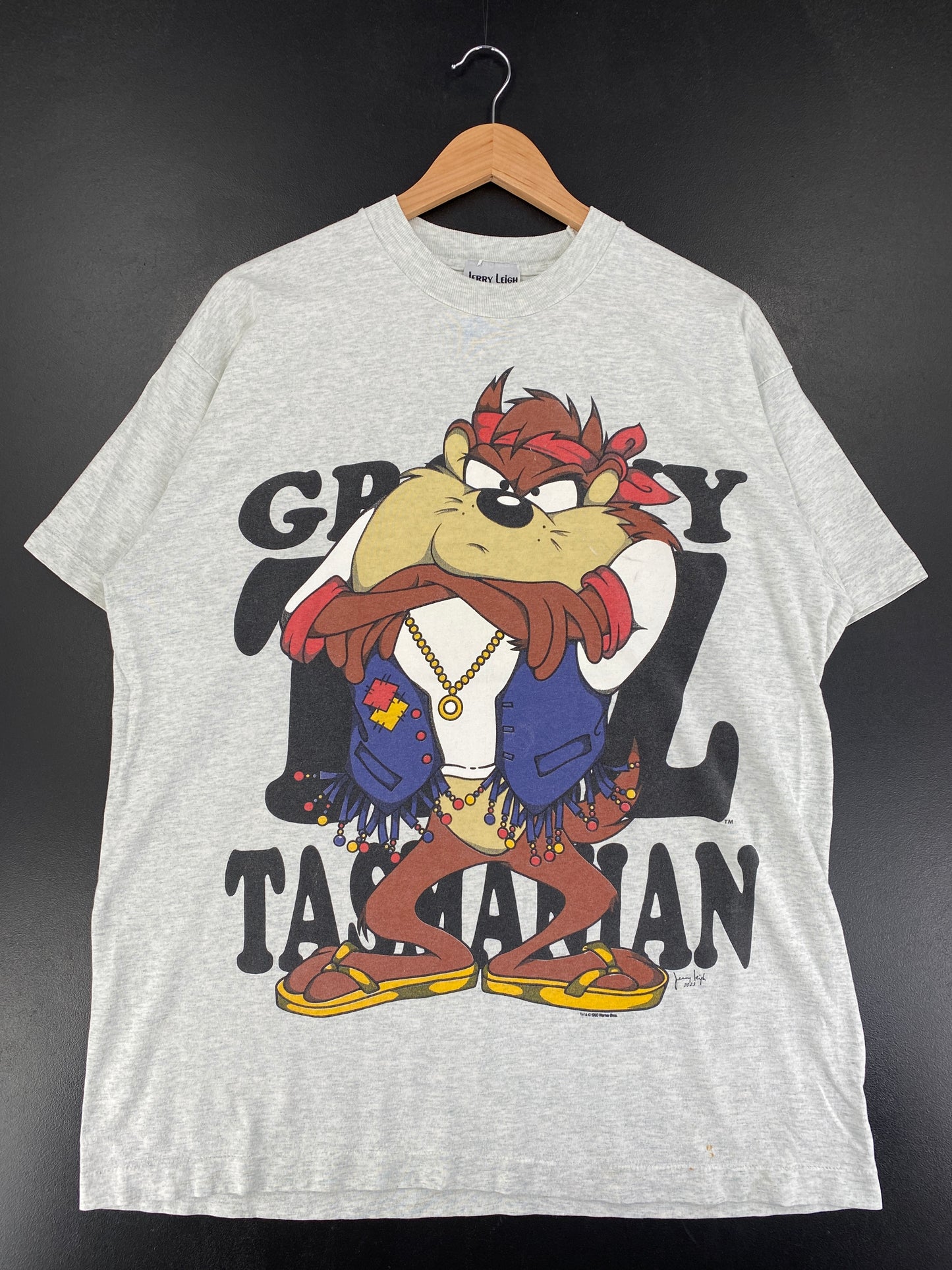 1993 LOONEY TUNES TAZ Size No Tag(Approx. XL) Vintage T-Shirts / F9475T