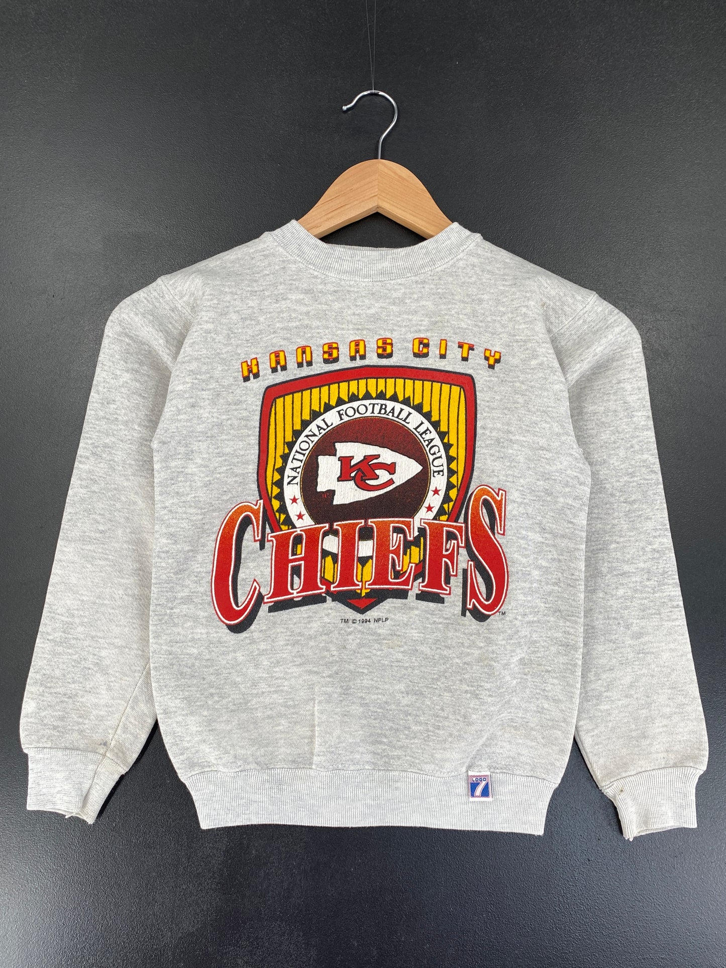 .90’s KIDS KANSAS CITY CHIFS Size Kids M Sweat-Shirt / F9357T