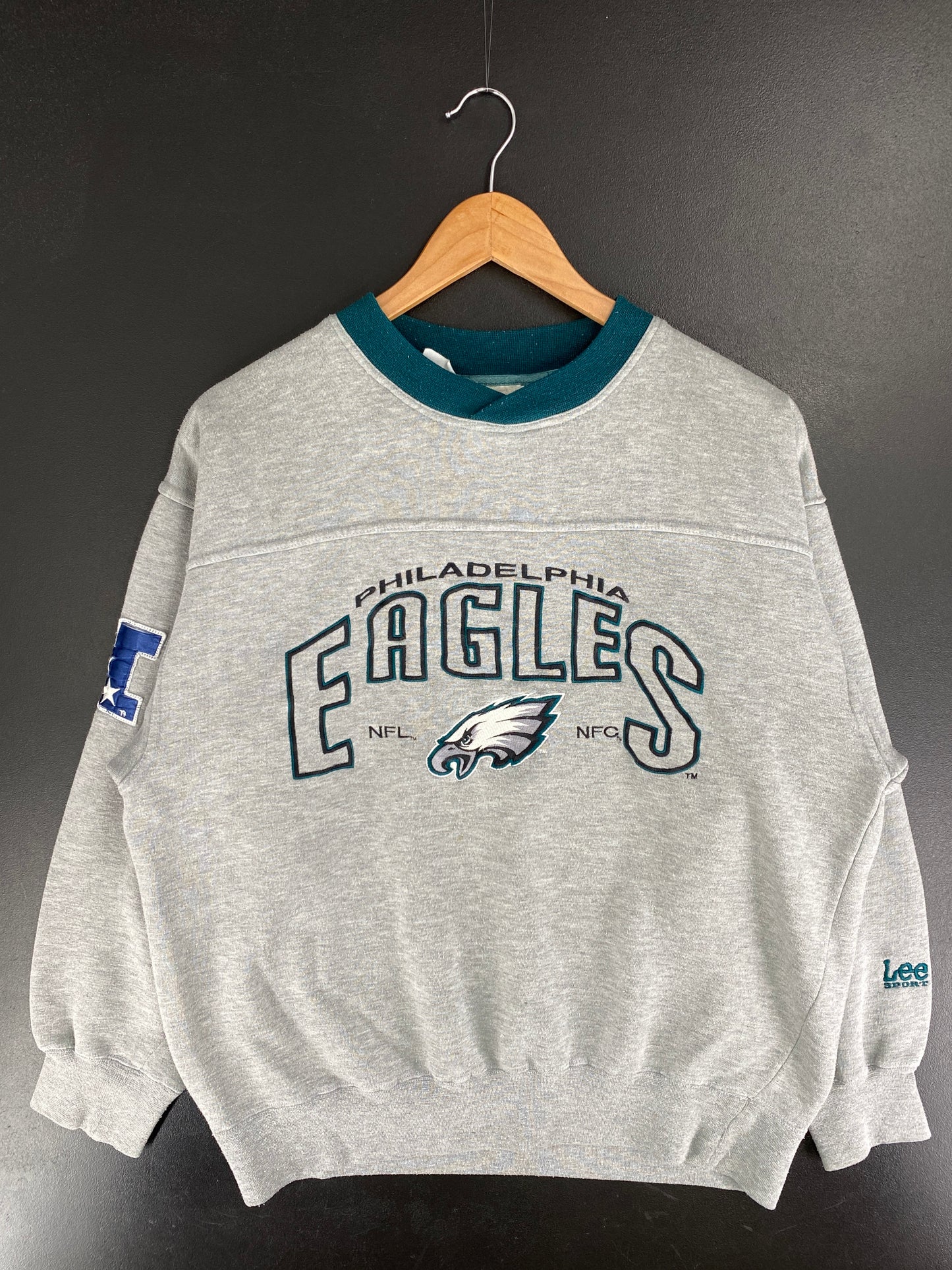 90’s PHILADELPHIA EAGLES Size Approx.L NFL Sweat-Shirt / F4659S