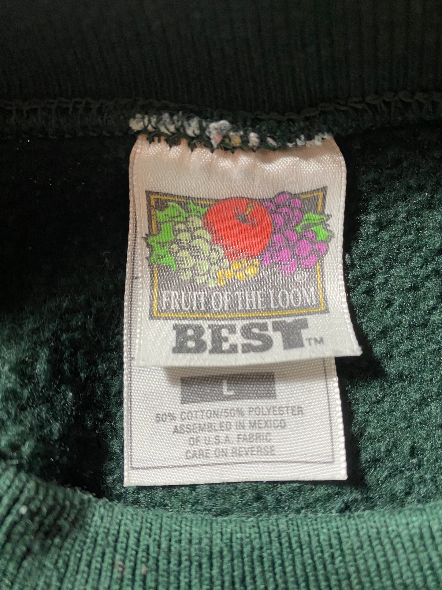 1996 GREEN BAY PACKERS SUPER BOWL Size L Vintage NFL Sweat-Shirt / F4854S