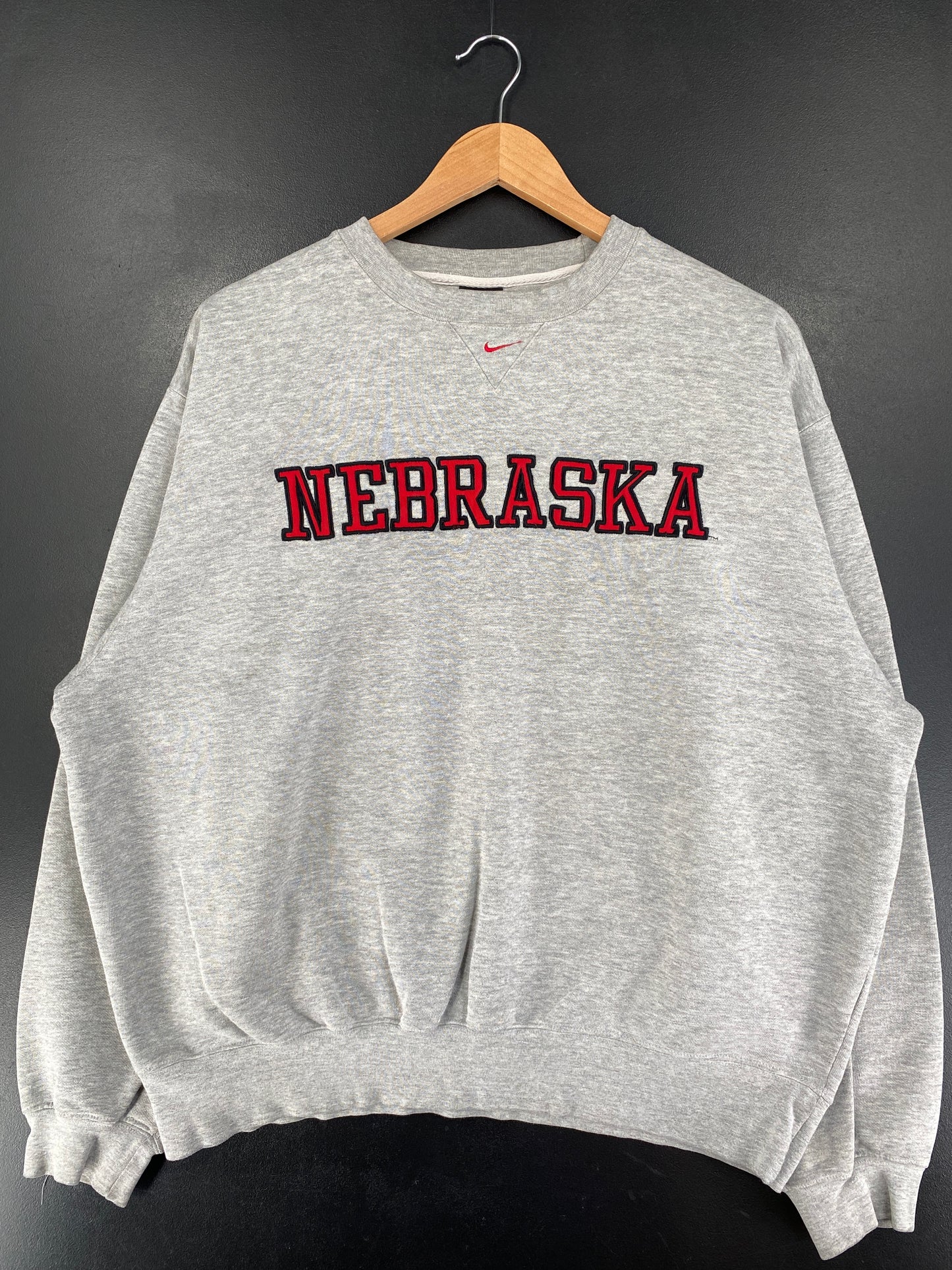 00’ NIKE x NEBRASKA Size L College Sweat Shirt / G765S