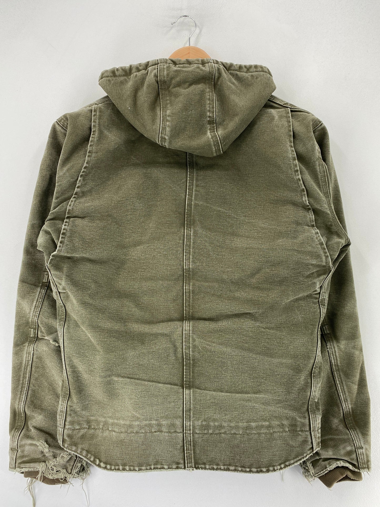 .Vintage CARHARTT Size M Duck Hoodie Jacket / G58J