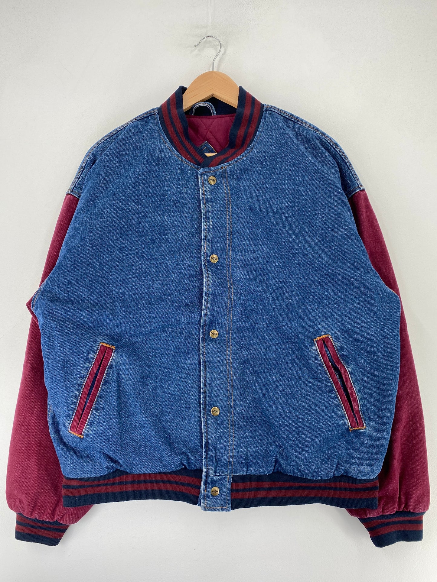 Vintage DR.PEPPER Size L Denim Jacket/ F9412J