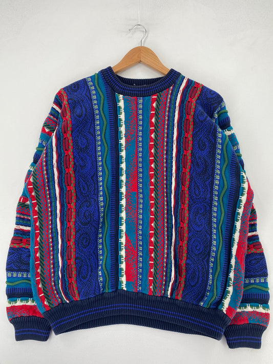 Vintage COOGI STYLE Size L Cotton Knit Sweater / G109K