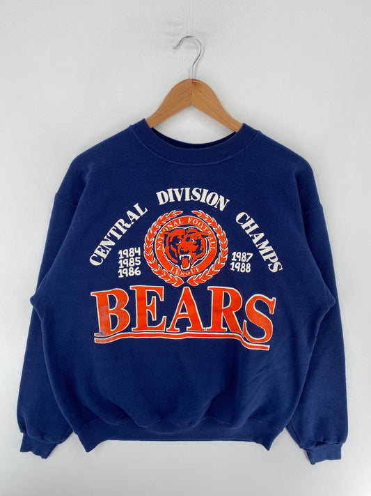 Early 90's CHICAGO BEARS Made in USA Size XL Vintage NFL Sweat-Shirt / F8730S