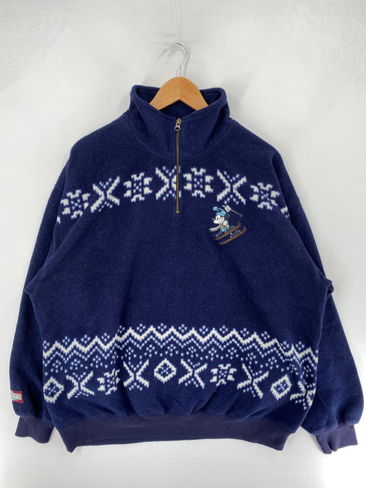 Vintage DISNEY Size XL Fleece Jacket / F4266J