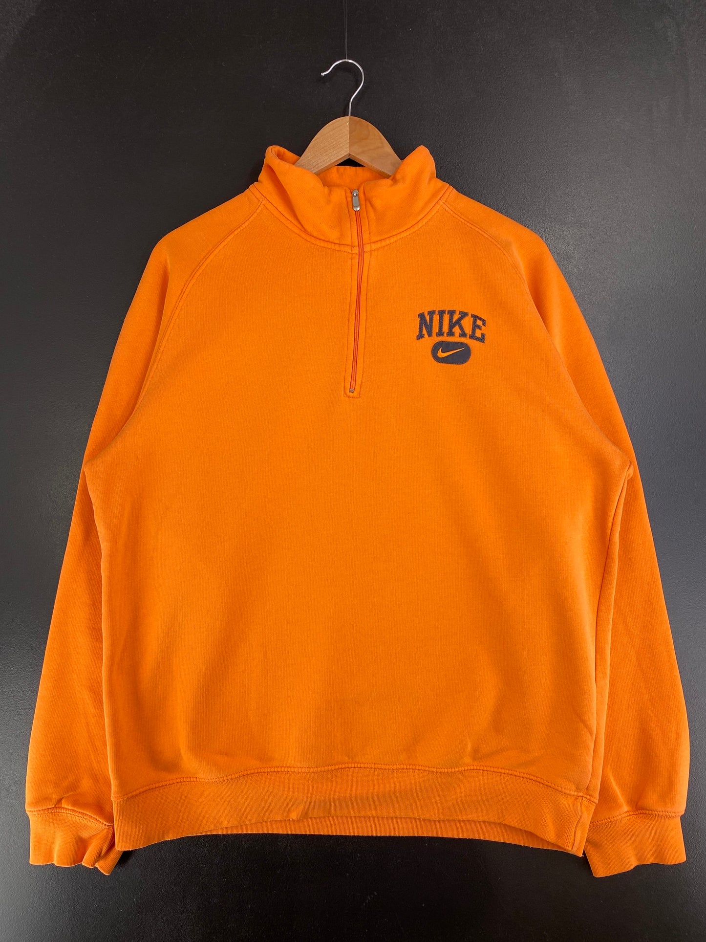 00' NIKE Size L Vintage Half Zip Sweat-shirt / G6126S
