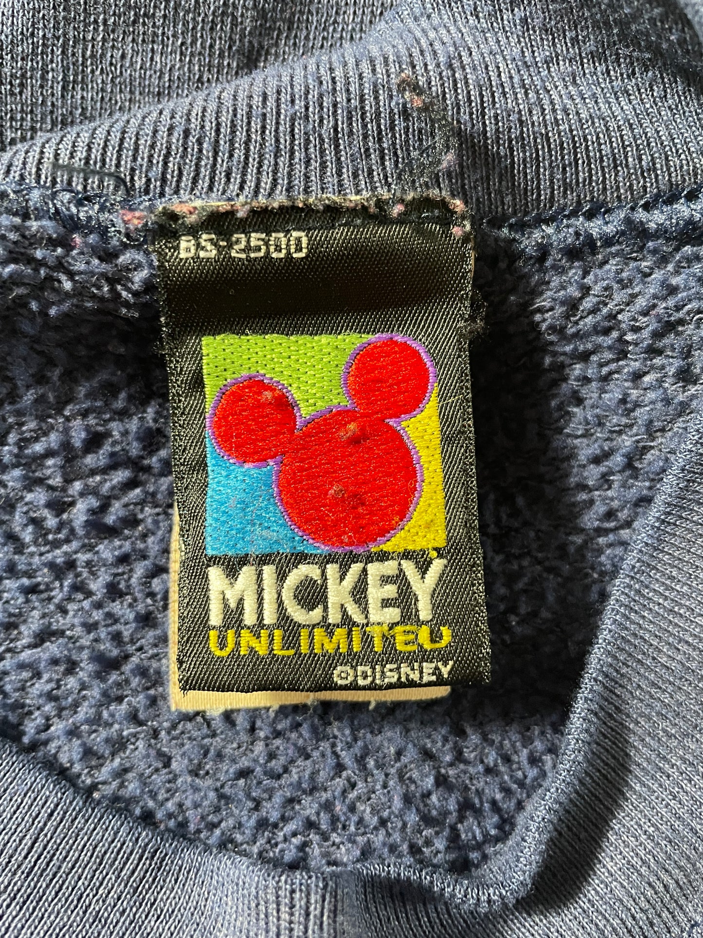 90's DISNEY MICKEY Made in USA Size Ladies M Vintage Sweat-shirt / G4334S