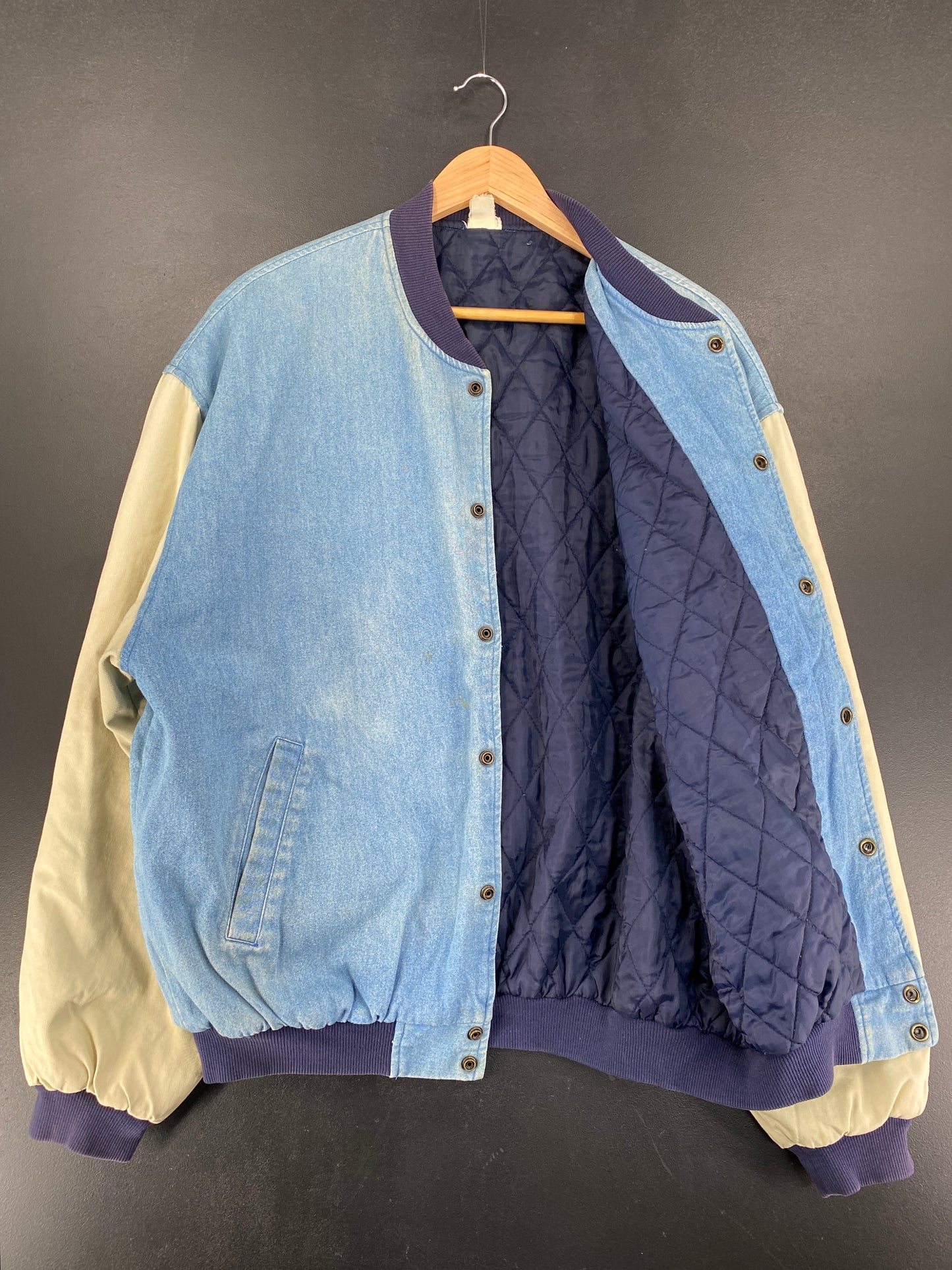 Vintage TOY STORY Size No Tag (Approx.L) Denim Jacket/ F9414J