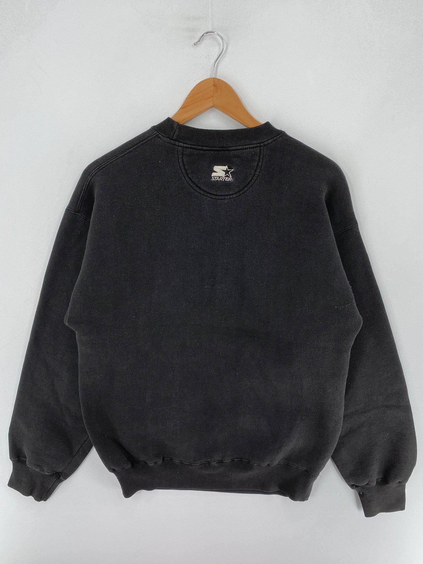 1995 STARTER x ATLANTA BRAVES CLEVELAND INDIANS Size M Vintage MLB Sweat-Shirt / F3967S