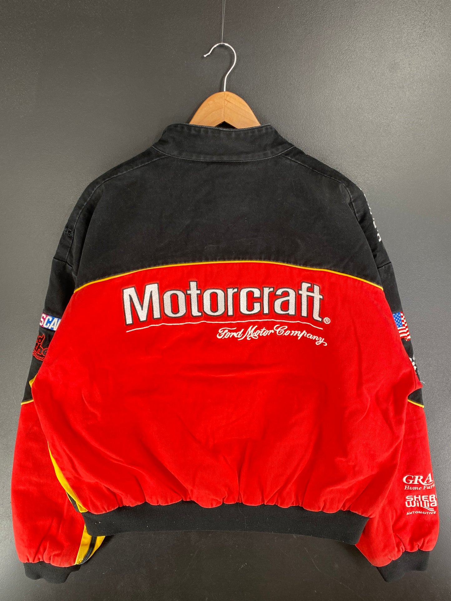 Vintage MOTORCRAFT Size XL Racing Jacket/ F4864J