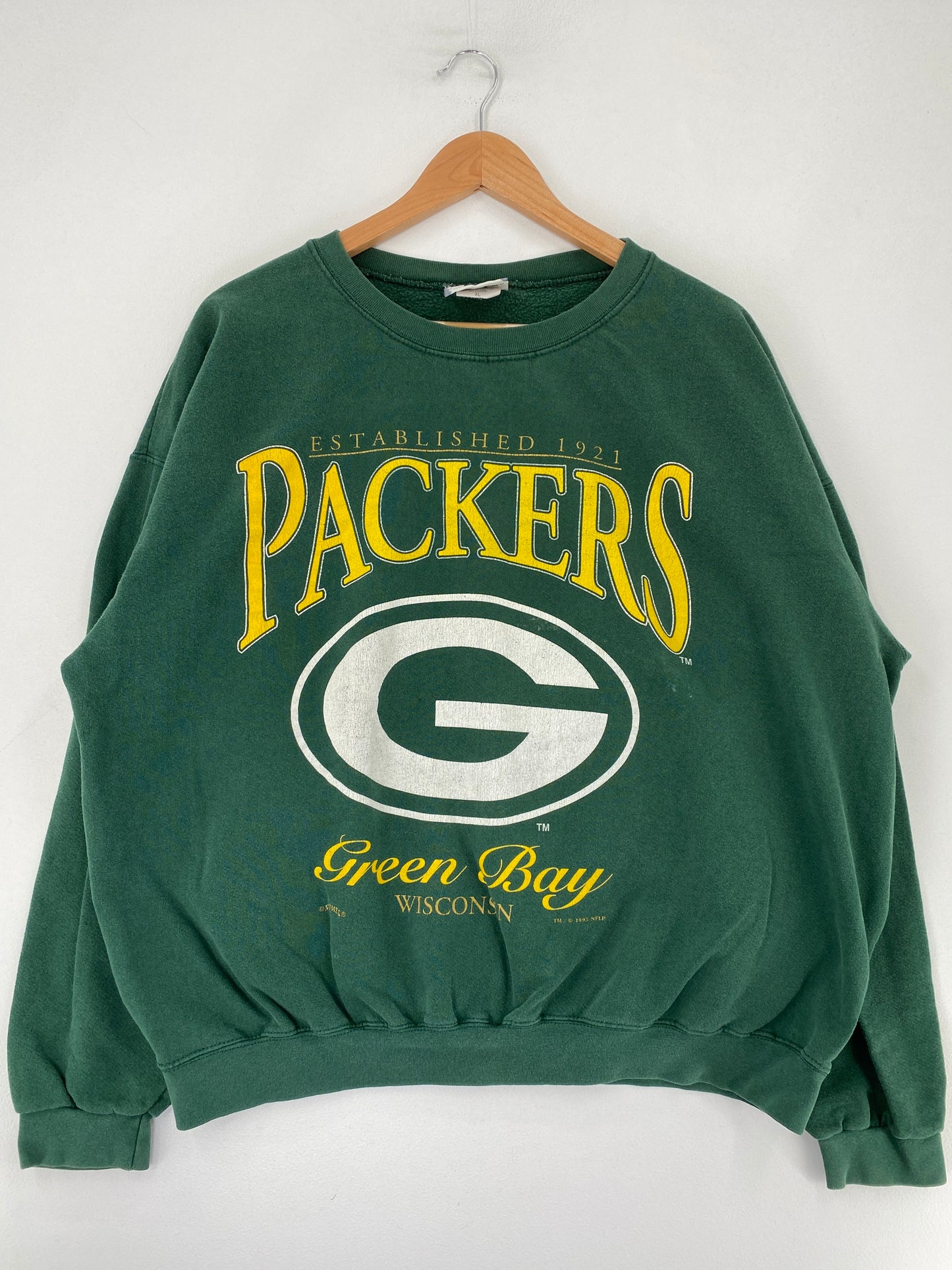 90’s GREEN BAY PACKERS Size XL NFL Sweat-Shirt / F9053S