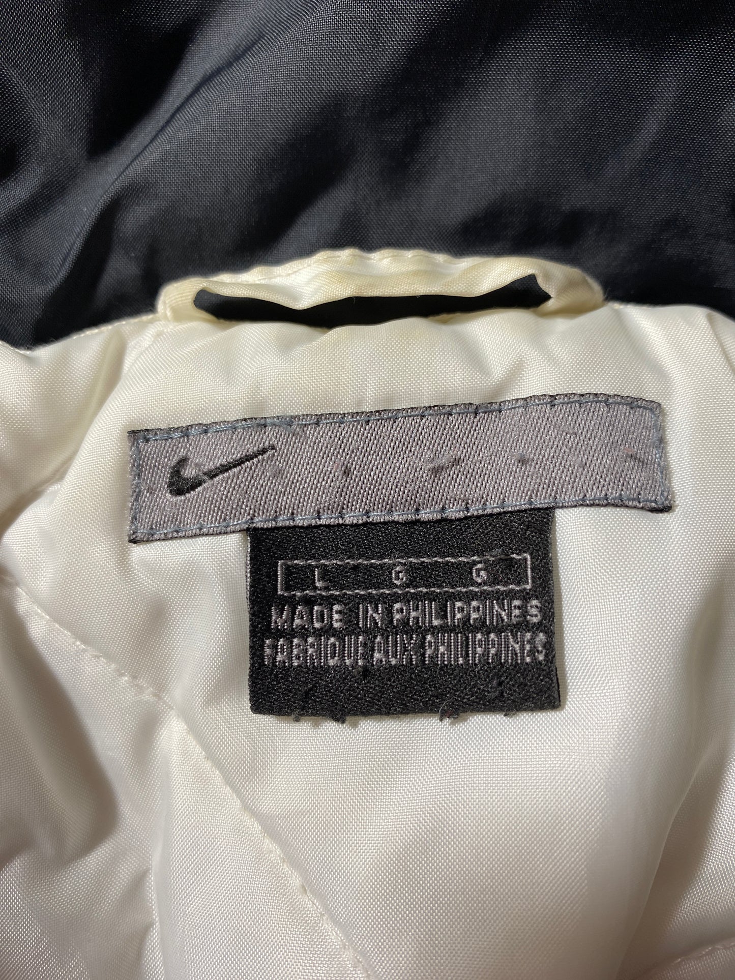00’ NIKE Size L Nylon Padded Zip-up Jacket / F6090N