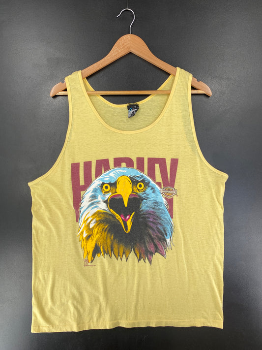 .90's HARLEY DAVIDSON Made in USA Size XL Vintage Tank Top / G3120T