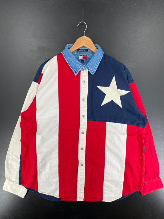 90’s TOMMY HILFIGER Size XL Button Down Shirt / F2487B
