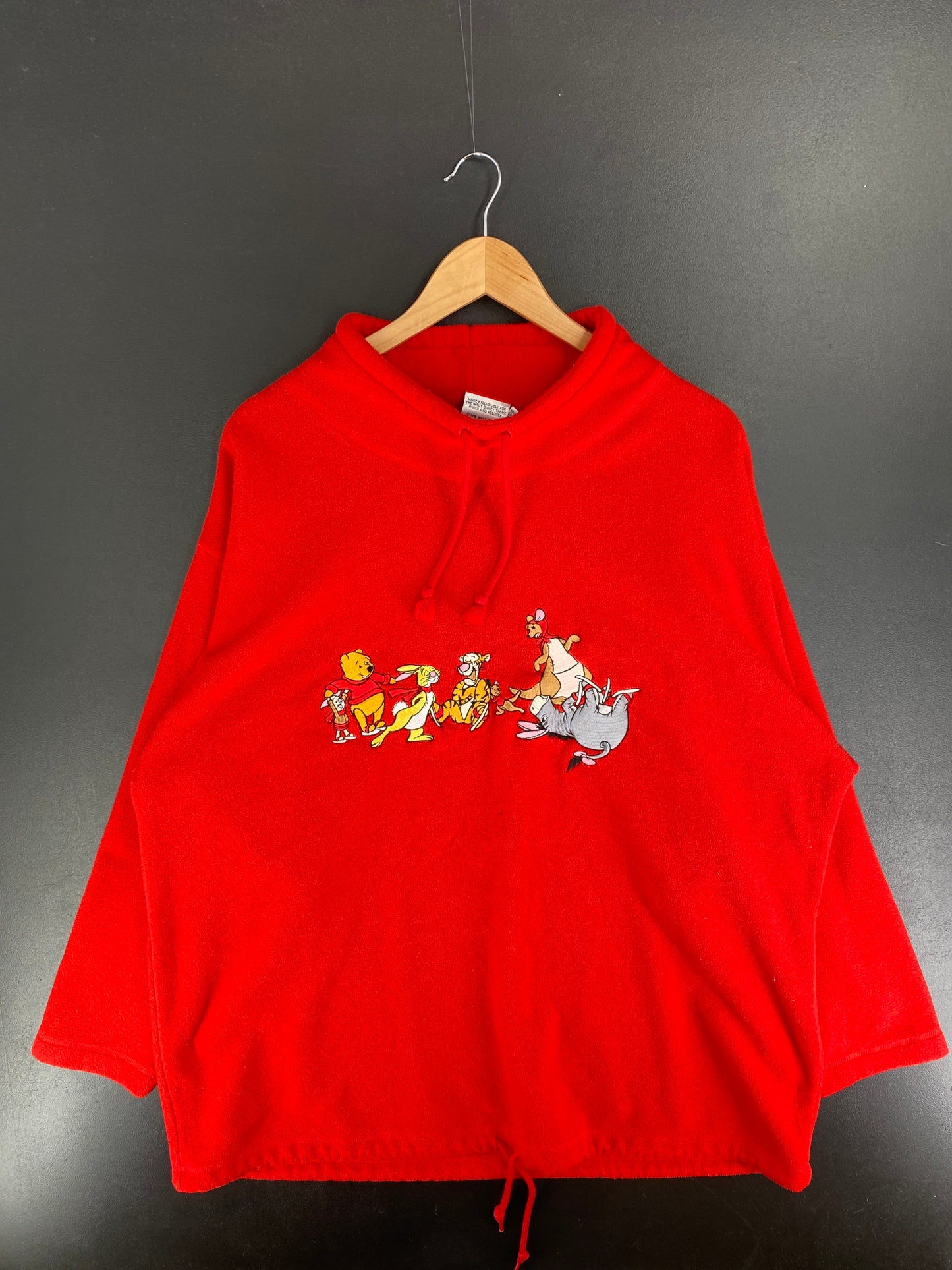 90’s POOH Size L DISNEY Fleece Sweat-Shirt / F3811J