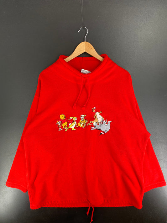 90’s POOH Size L DISNEY Fleece Sweat-Shirt / F3811J