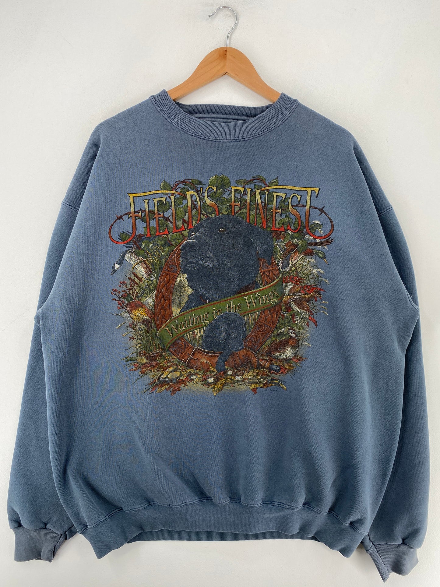 90's DOG Made in USA Size XL Vintage Animal Sweat-Shirt / G6203S