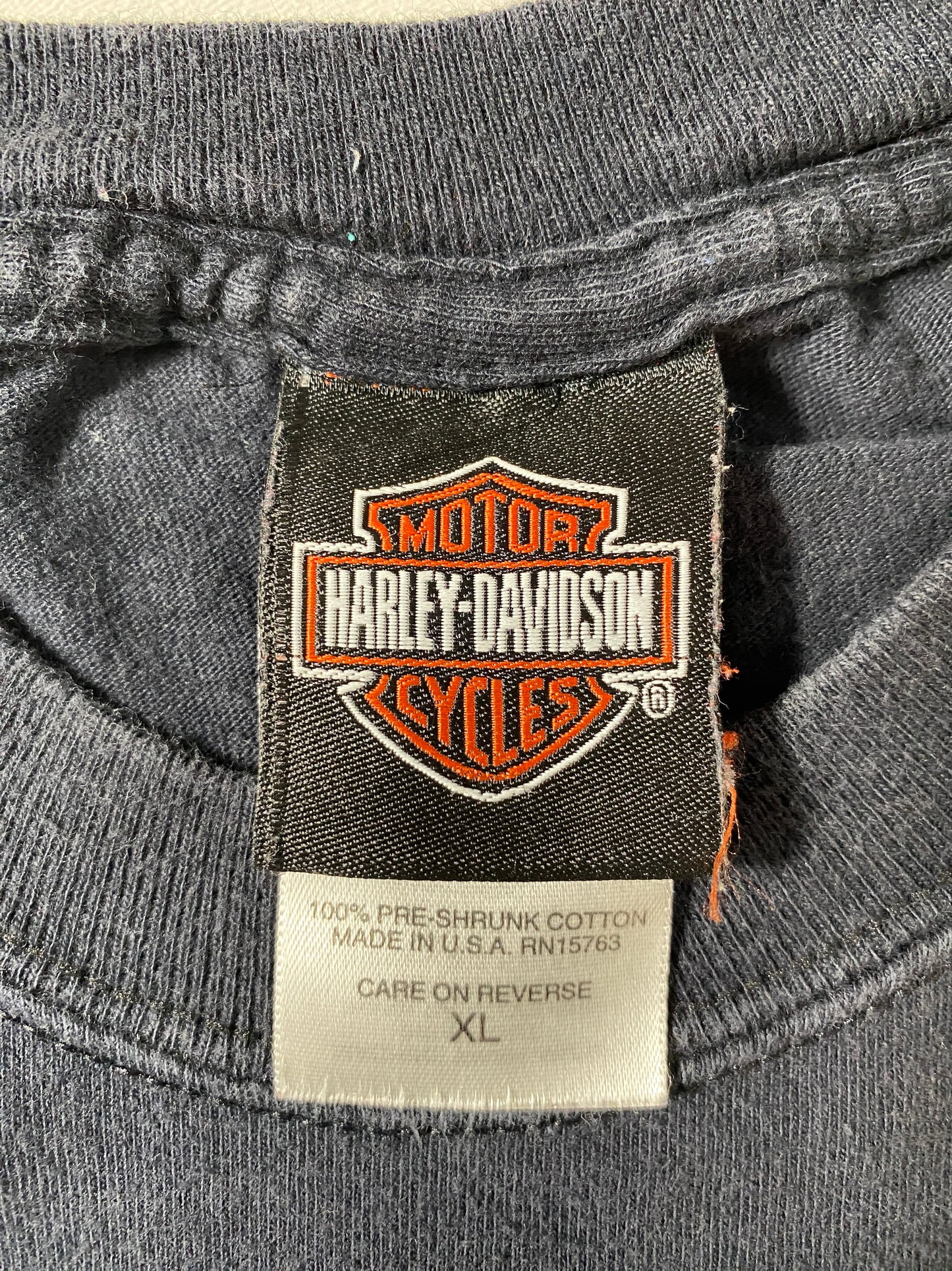00’ HARLEY DAVIDSON Made in USA Size XL Vintage T-Shirt / F3365T