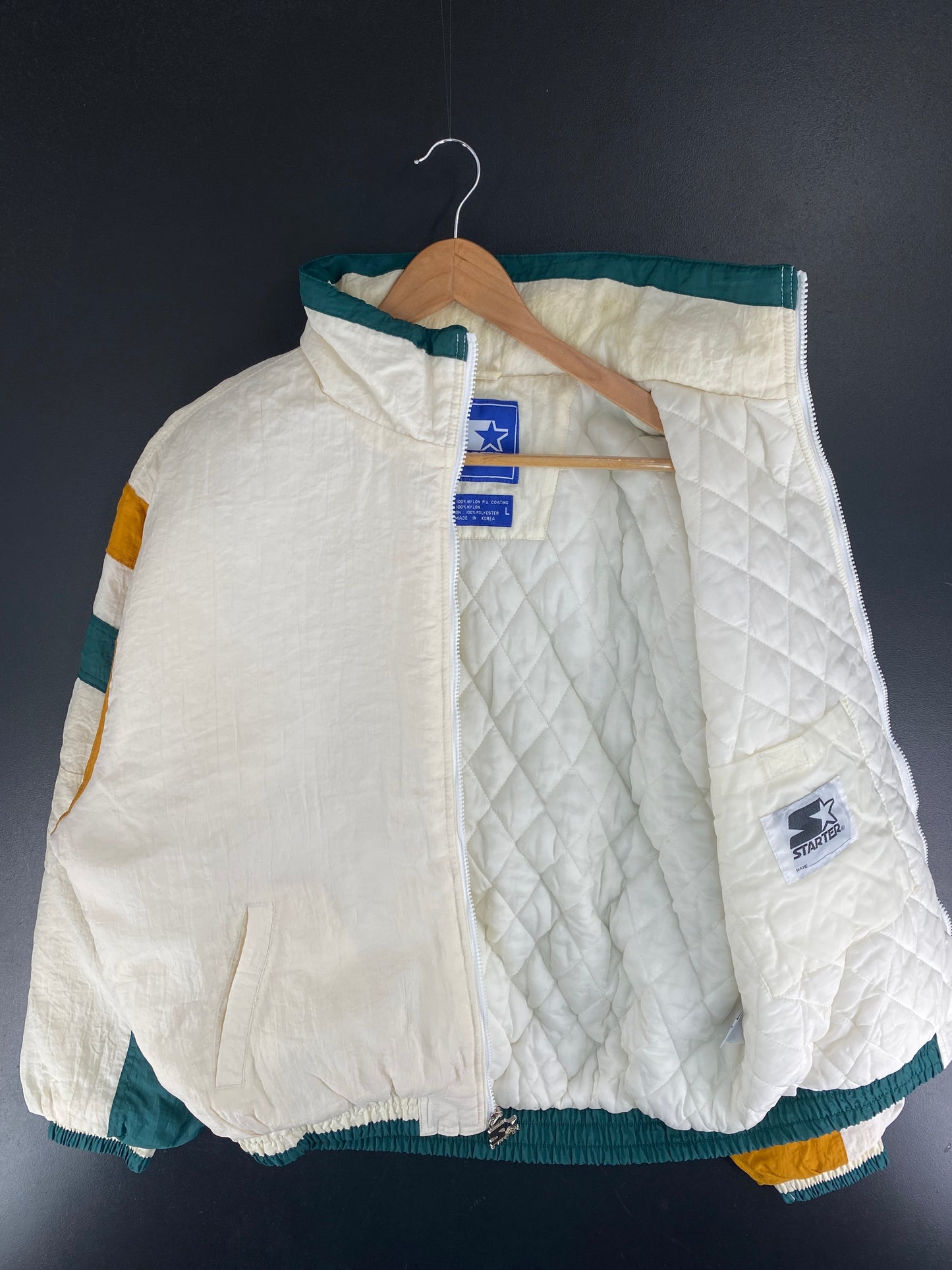1996 STARTER x ATLANTA Size L Padded Nylon Jacket / F4953J