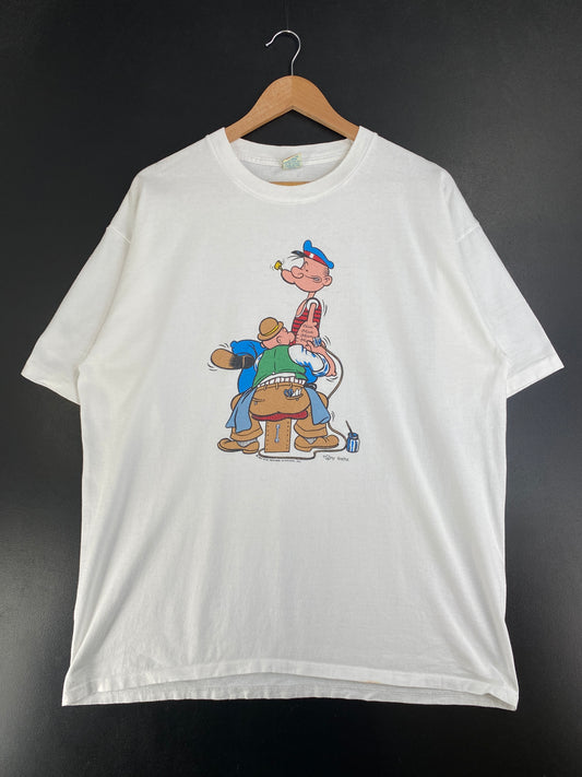 1993 POPEYE Made in USA Size APPROX.XL Vintage T-Shirt / G2623T