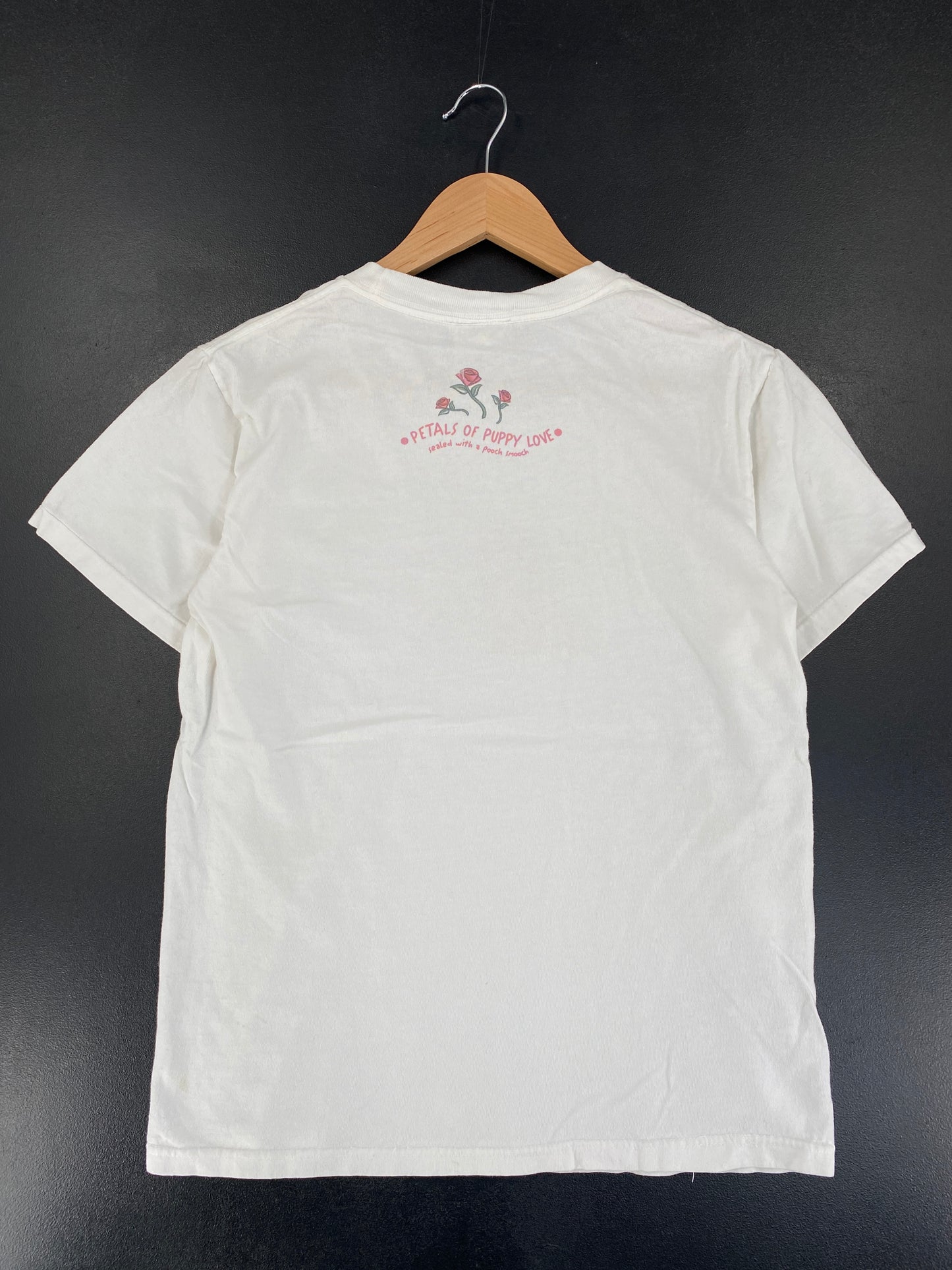 .90's LADY AND THE TRAMP Made in USA Size S Vintage Disney T-shirt / F9392T