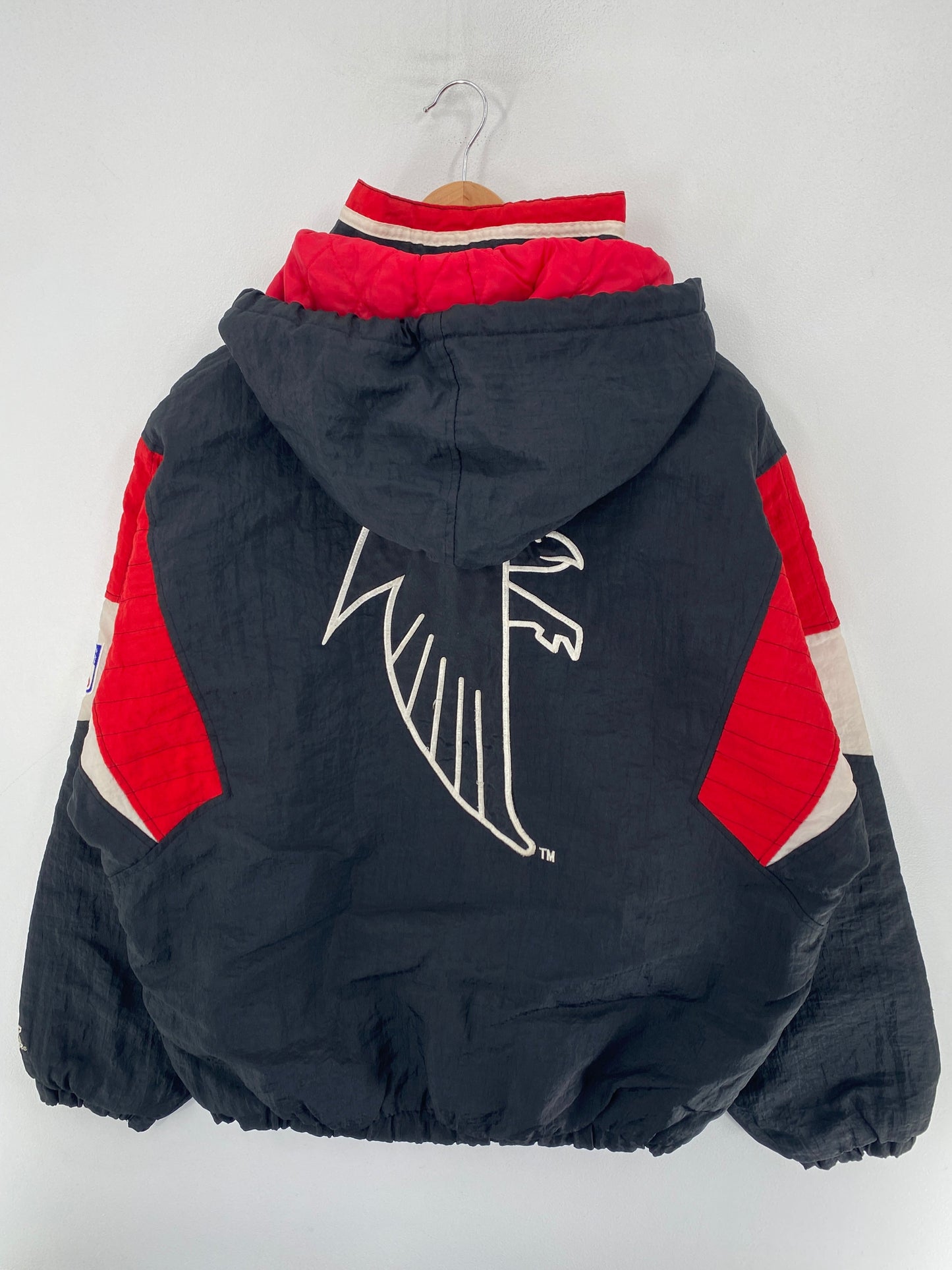 90’s STARTER x FALCONS Size L NFL Padded Nylon Jacket / F6996N