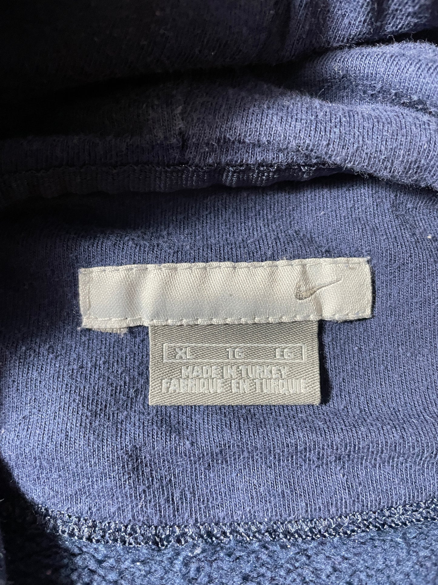 00' NIKE MINI SWOOSH Size XL Vintage Hoodie Sweat-Shirt / F7573S