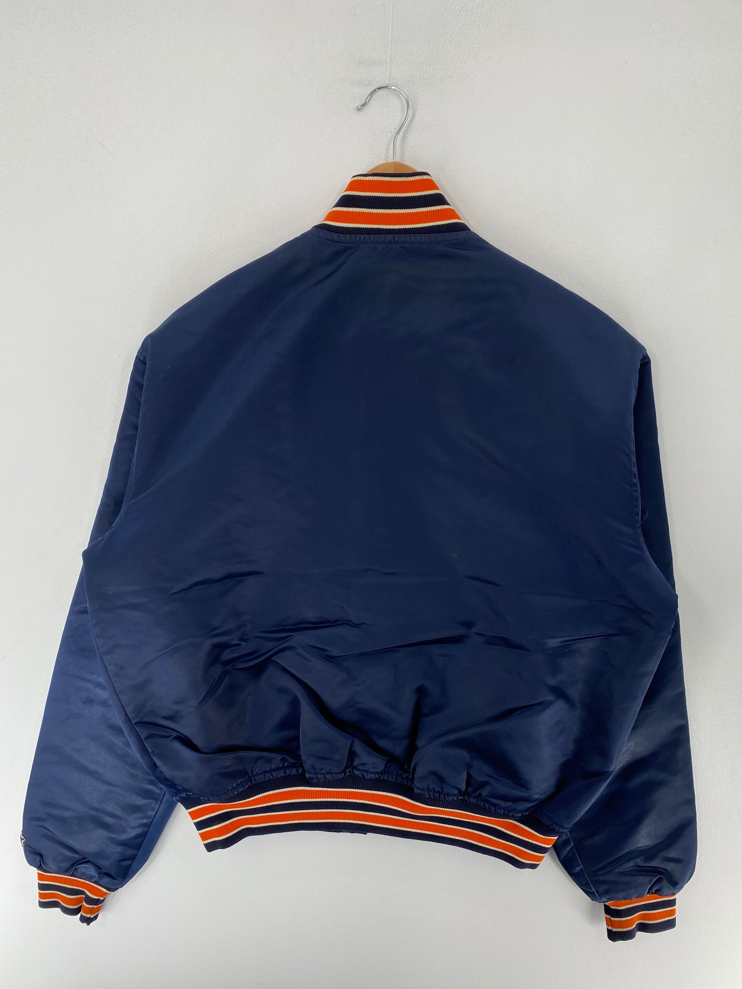 90's STARTER x ILLINOIS Made in USA Size L Vintage Nylon Jacket / F4977N