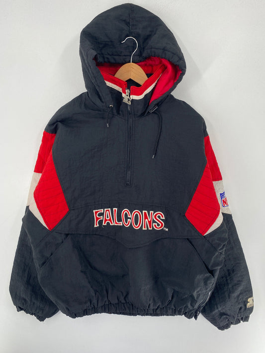 90’s STARTER x FALCONS Size L NFL Padded Nylon Jacket / F6996N