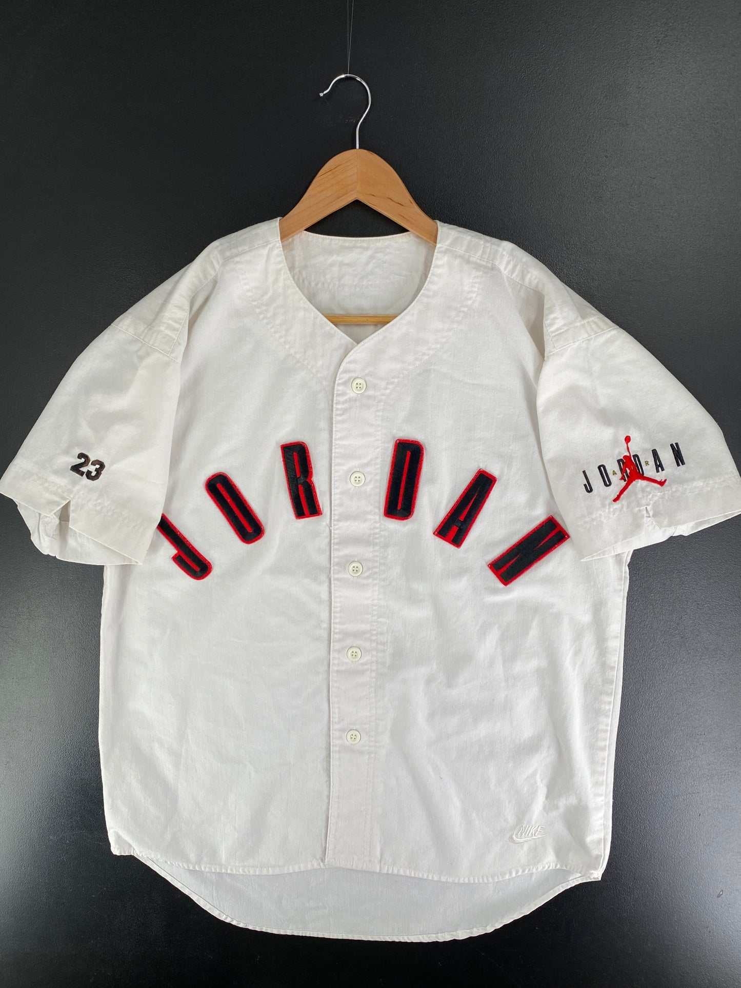 90’s NIKE x JORDAN Size No Tag Approx.L Baseball-shirt / F6143T