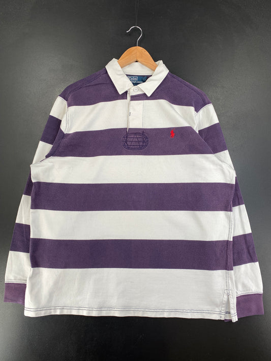 90’s POLO RALPH LAUREN Size XL Vintage Rugby-Shirt / G2168R