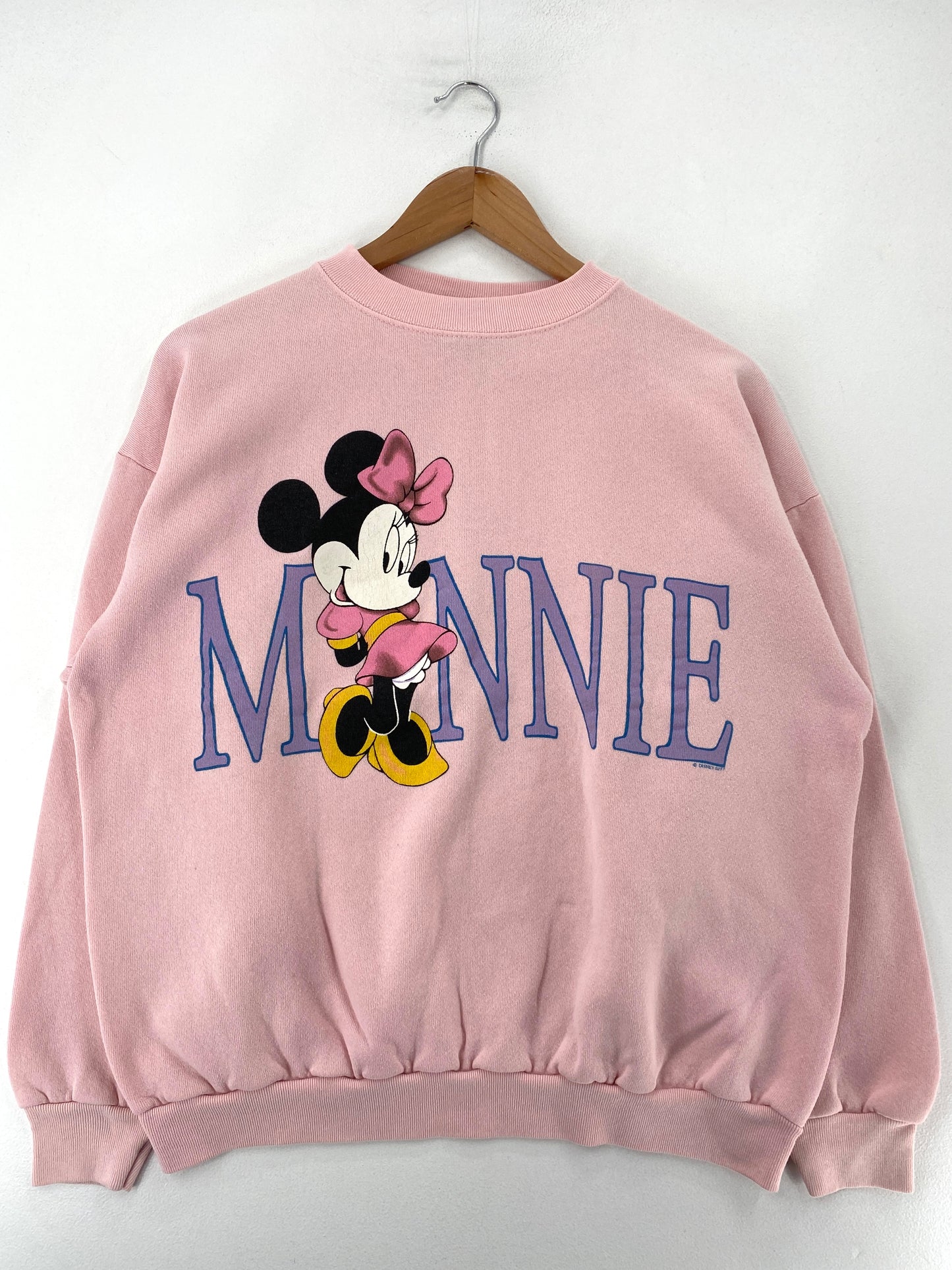 90's MINNIE Made in USA Size L Vintage DISNEY Sweat-shirt / F8852S