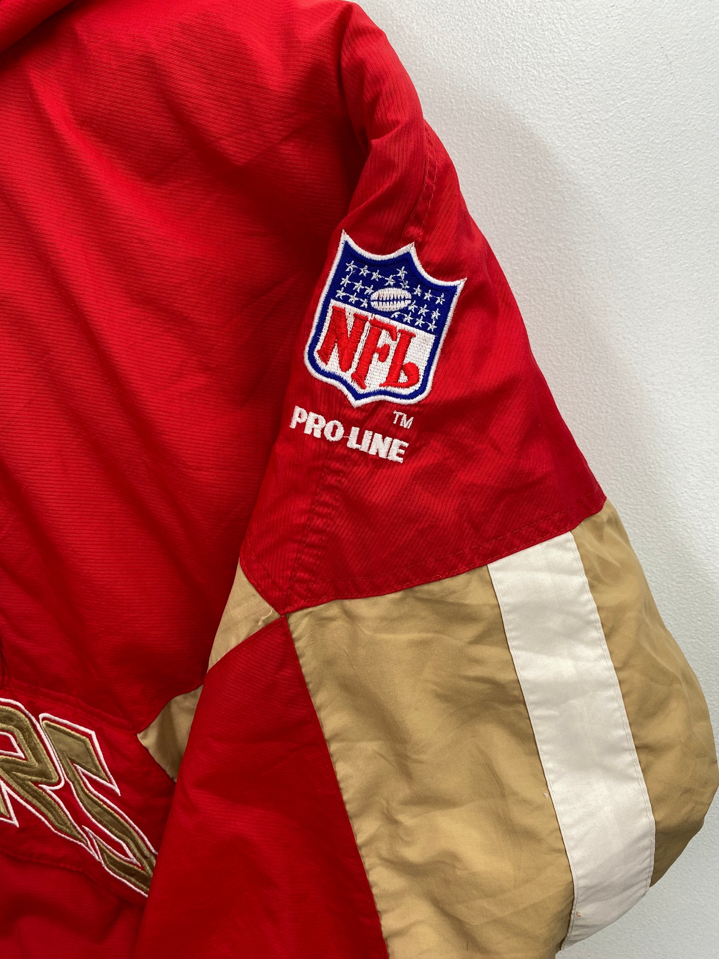 90’s STARTER x SAN FRANCISCO 49ERS Size Boys L NFL Padded Nylon Jacket / G6080N