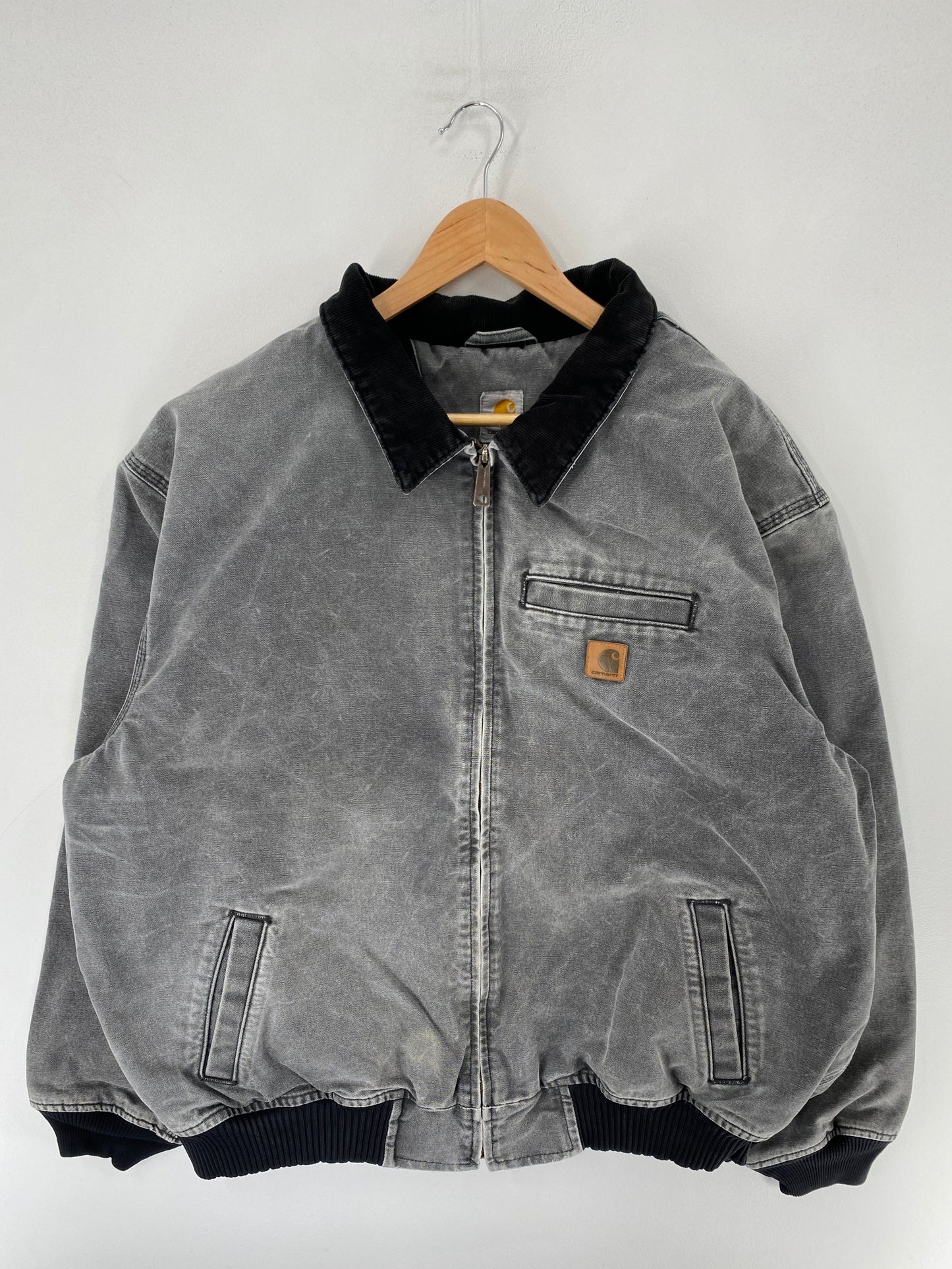 .Vintage CARHARTT Size XXXL Zip-Up Duck Jacket / F7228J