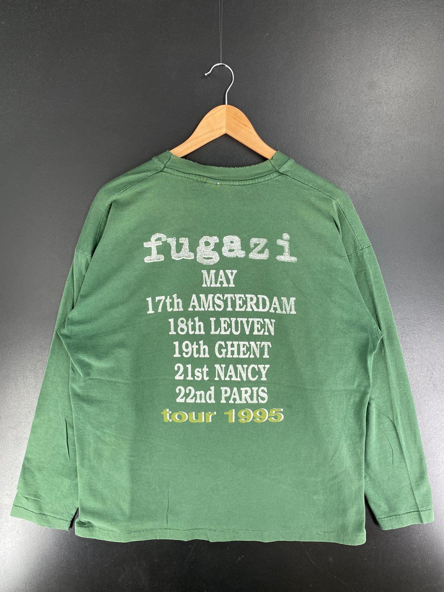 1995 FUGAZI Size XL Vintage Tour T-Shirt / F4136S