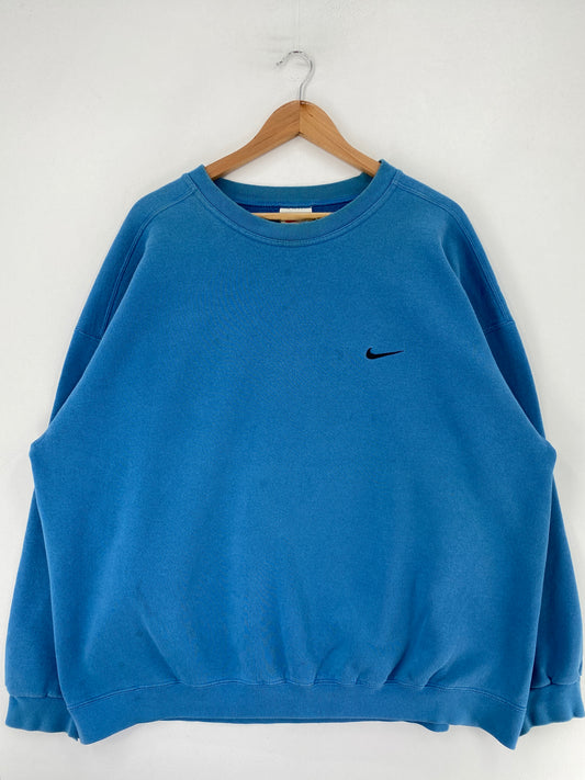 90’s NIKE MINI SWOOSH Size XXL Sweat-Shirt / G7110S