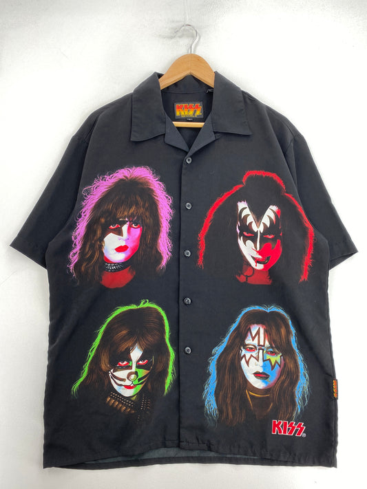 Vintage KISS Size L Short sleeve shirt / G1782B