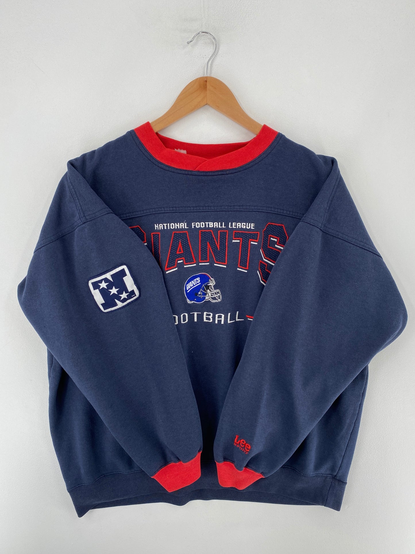 90’s NEW YORK GIANTS Size XL NFL Sweat-Shirt / F8736S