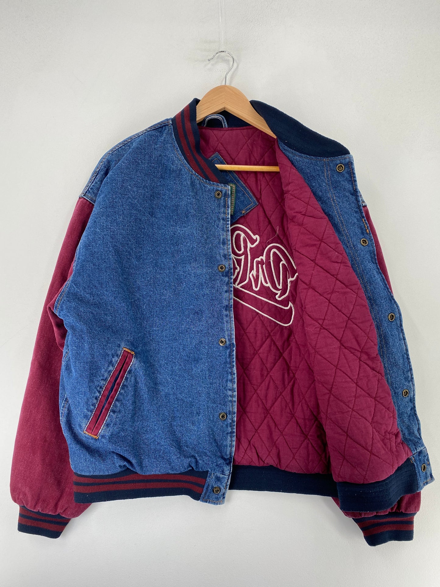Vintage DR.PEPPER Size L Denim Jacket/ F9412J