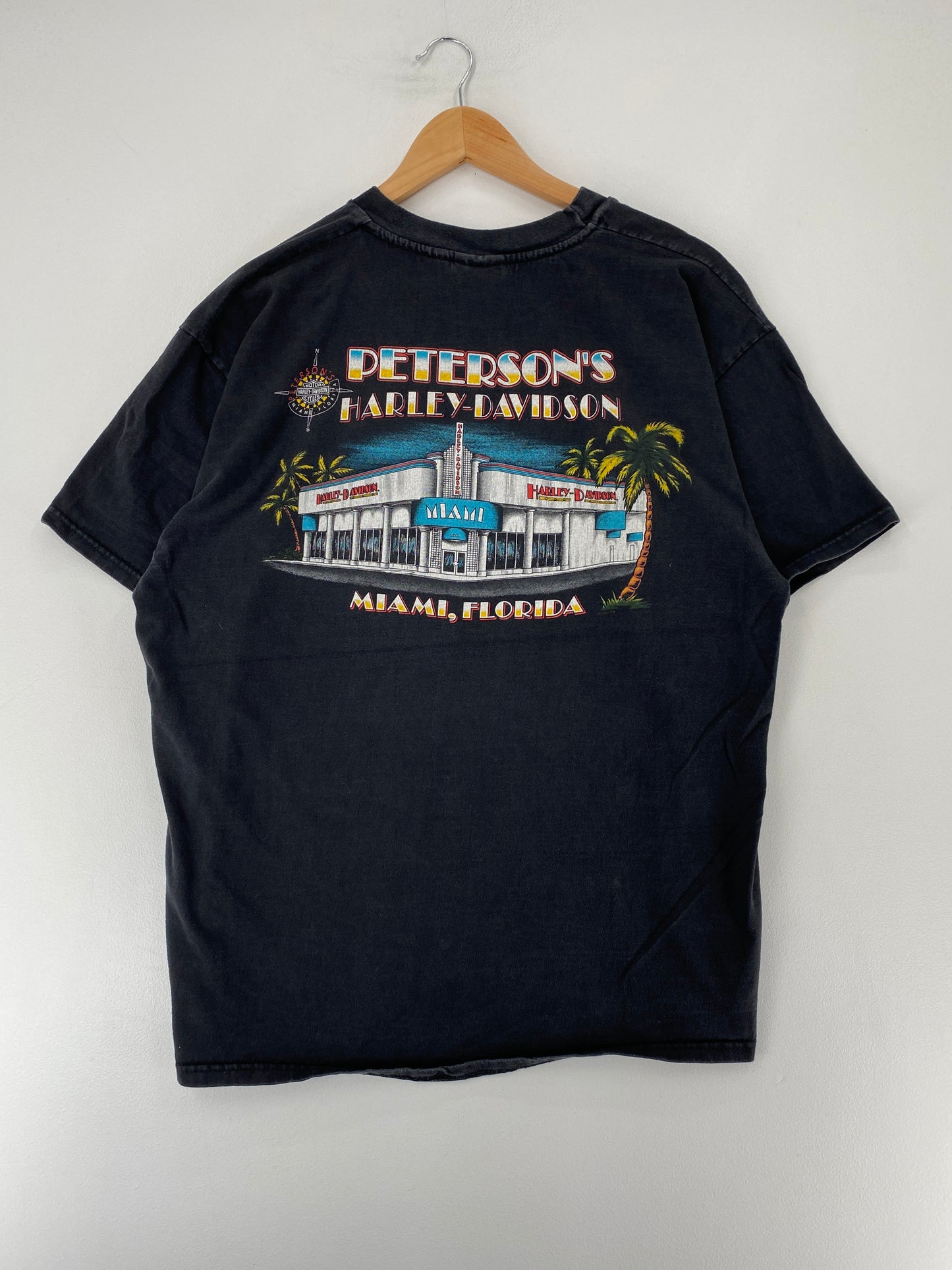 90's HARLEY-DAVIDSON Made in USA Size XL Vintage T-Shirt / F1796T