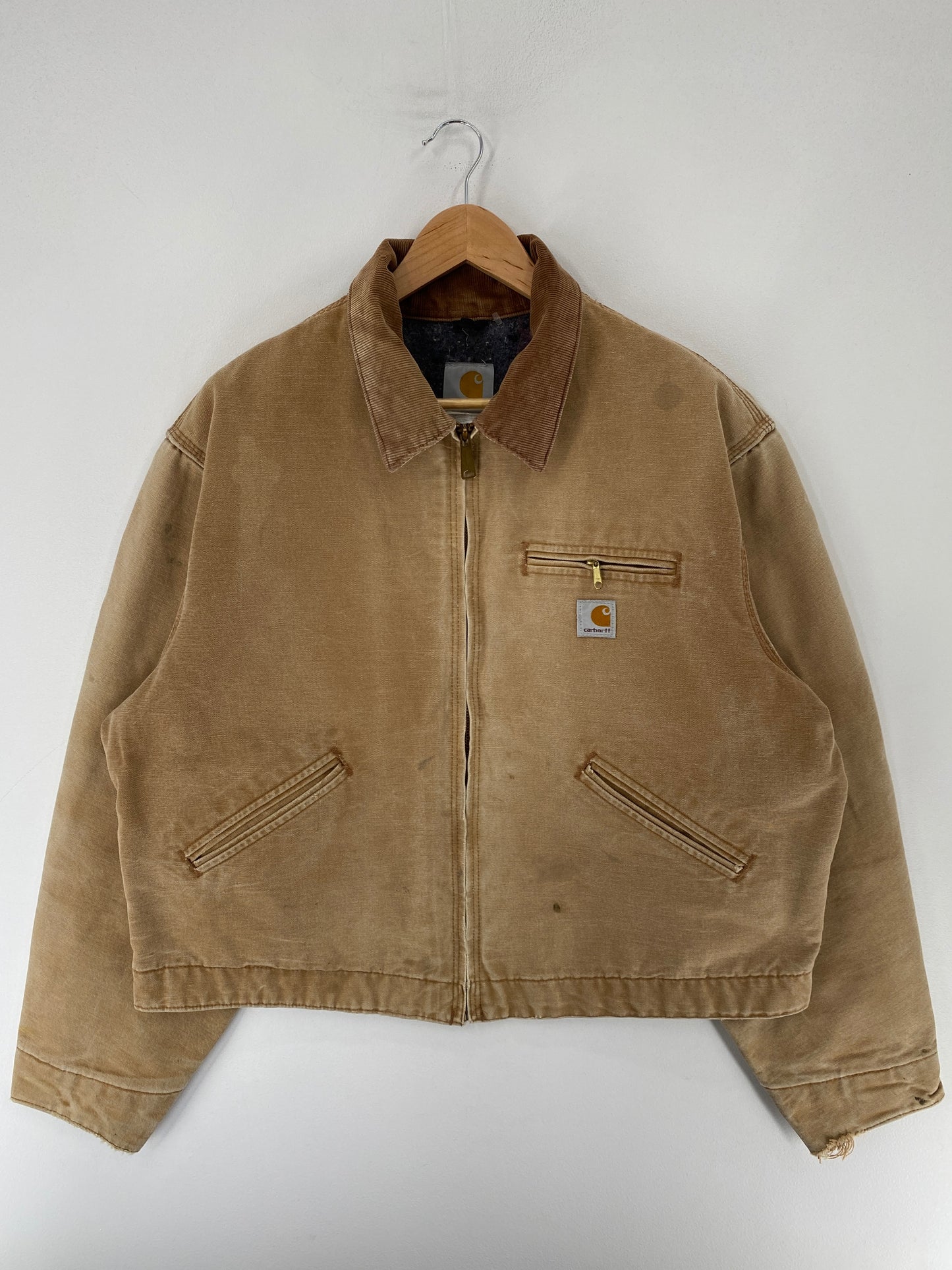 Vintage CARHARTT Size 48(XL) ZIP-UP Duck Jacket / F2738J