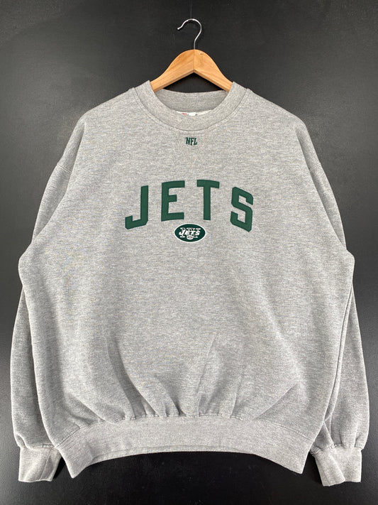 00’ NEW YORK JETS Size L NFL Sweat-Shirt / G89S